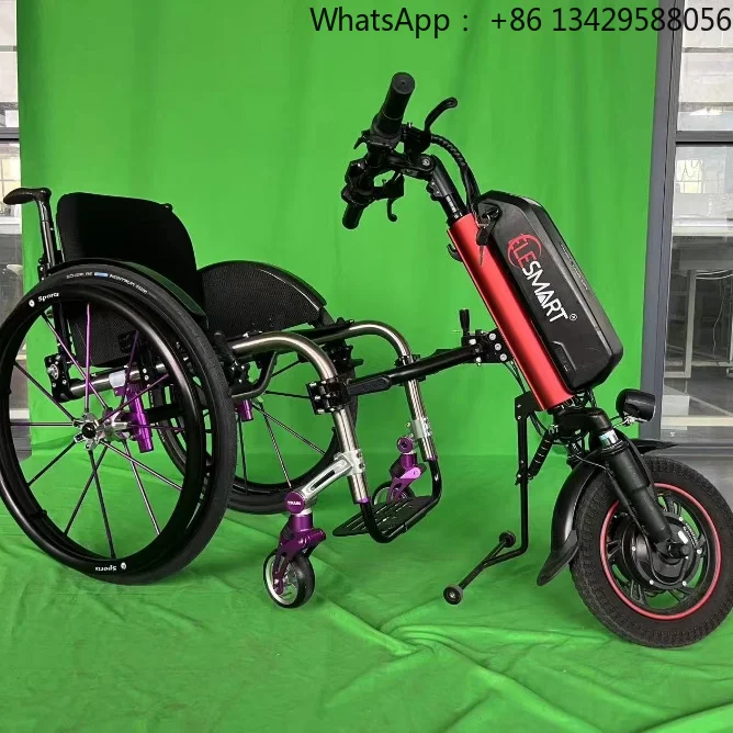 One-button Forward and Backward A5 36v 500w 12 Inch Electric Wheelchair Handcycle for Elderly