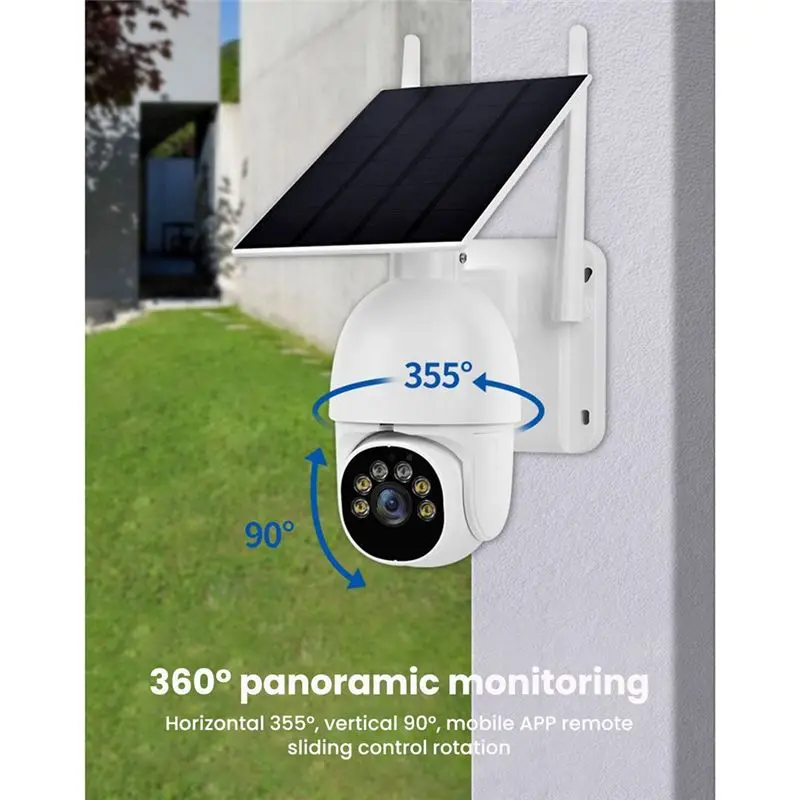 

Clinch A20 Беспроводная солнечная камера HD Wi-Fi Камеры Уличные камеры Монитор Защита безопасности Умный мобильный телефон Пульт дистанционного управления B