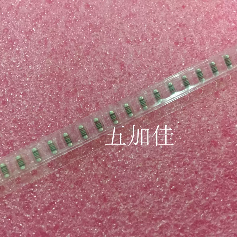 10-100pcs WRM02040C2K2F WRM0204 2.2K 1% 1/4W imported color ring wafer cylindrical resistor
