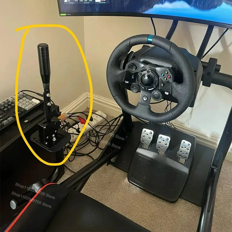Handbrake For Logitech g29/g27/g25 PC Hall Sensor USB SIM Racing For Thrustmaster T300 T500 Racing Games Steering Wheel