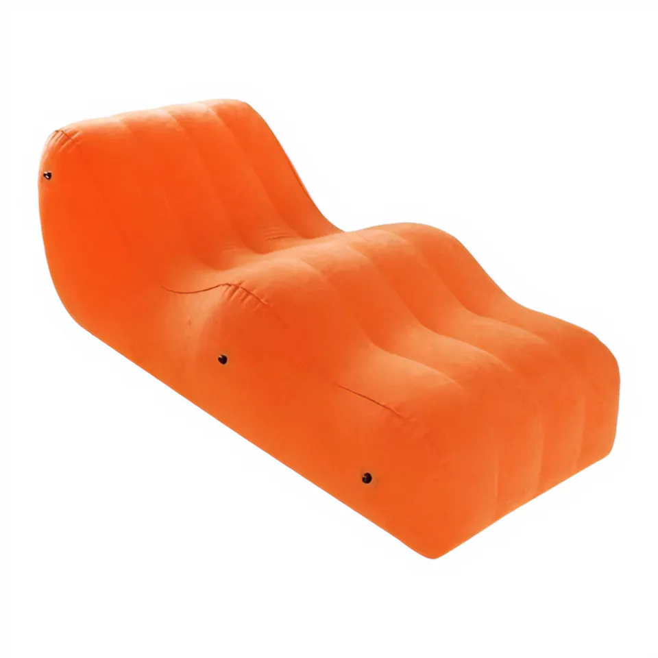 Inflatable Sofa Bed Chaise Furniture Couple Love Sofa Bed S Shape Air Cushionmulti Position Fun Yoga Training Chair Portable Pad