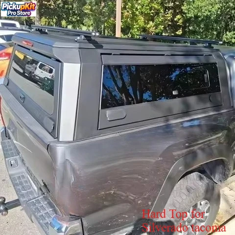 

Factory Supply Canopy Aluminum Alloy 4x4 Hardtop Waterproof Off-Road Silverado tacoma Camper