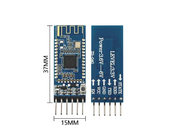 1 módulo Bluetooth 4,0 de puerto serie transparente HM-10 con traductor de nivel lógico