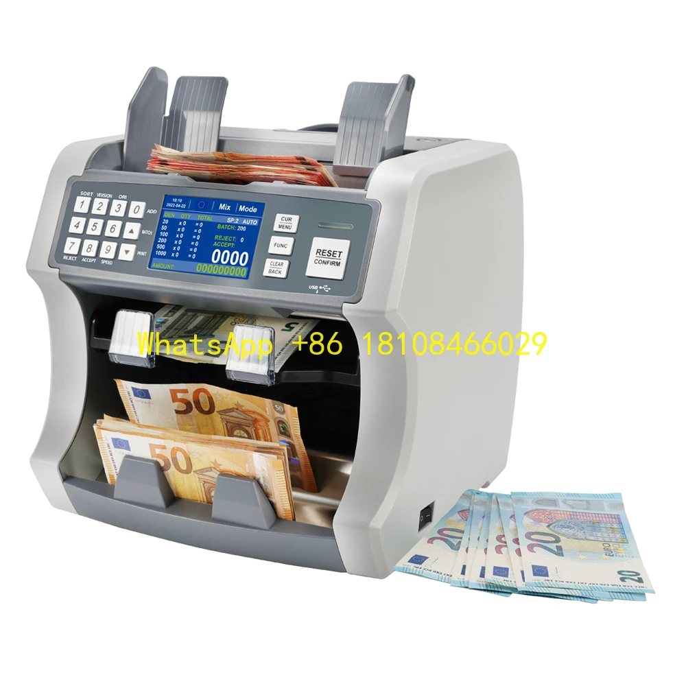 Machine  Fake Money Detector with UV MG IR CIS HL-S210 Money Printing Machine Bill Counter Machine Money Counting