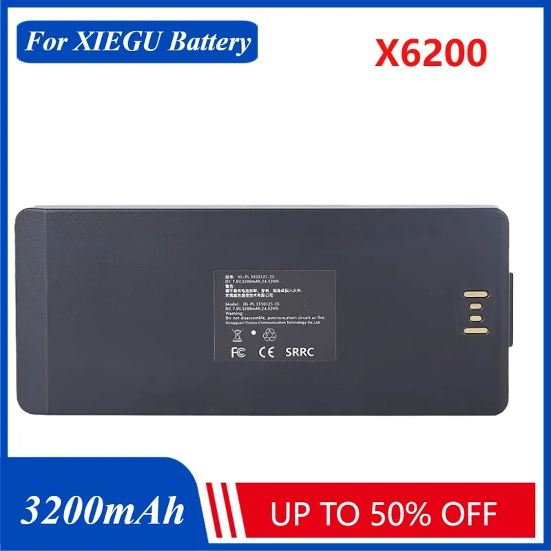 

3200mAh for XIEGU X6200 Transceiver Battery X6200 Exclusive Battery Walkie Talkie Batteries