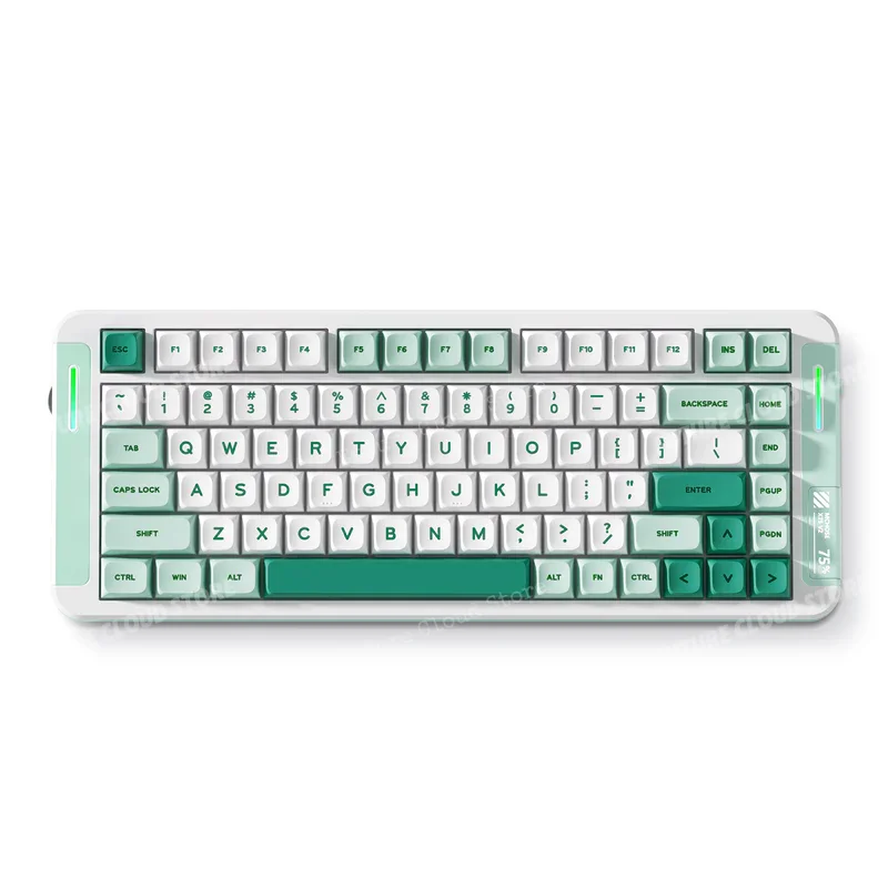 

2.4G/BT5.0/USB-C hot-swappable gaming keyboard, For mchoice X75 V2 three-mode custom mechanical keyboard