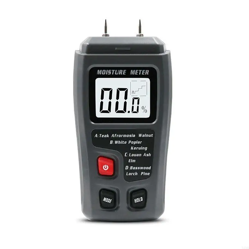 Y3NB Digital Moisture Meter Water Leak Detector Moisture Tester Pin Type LCD Display