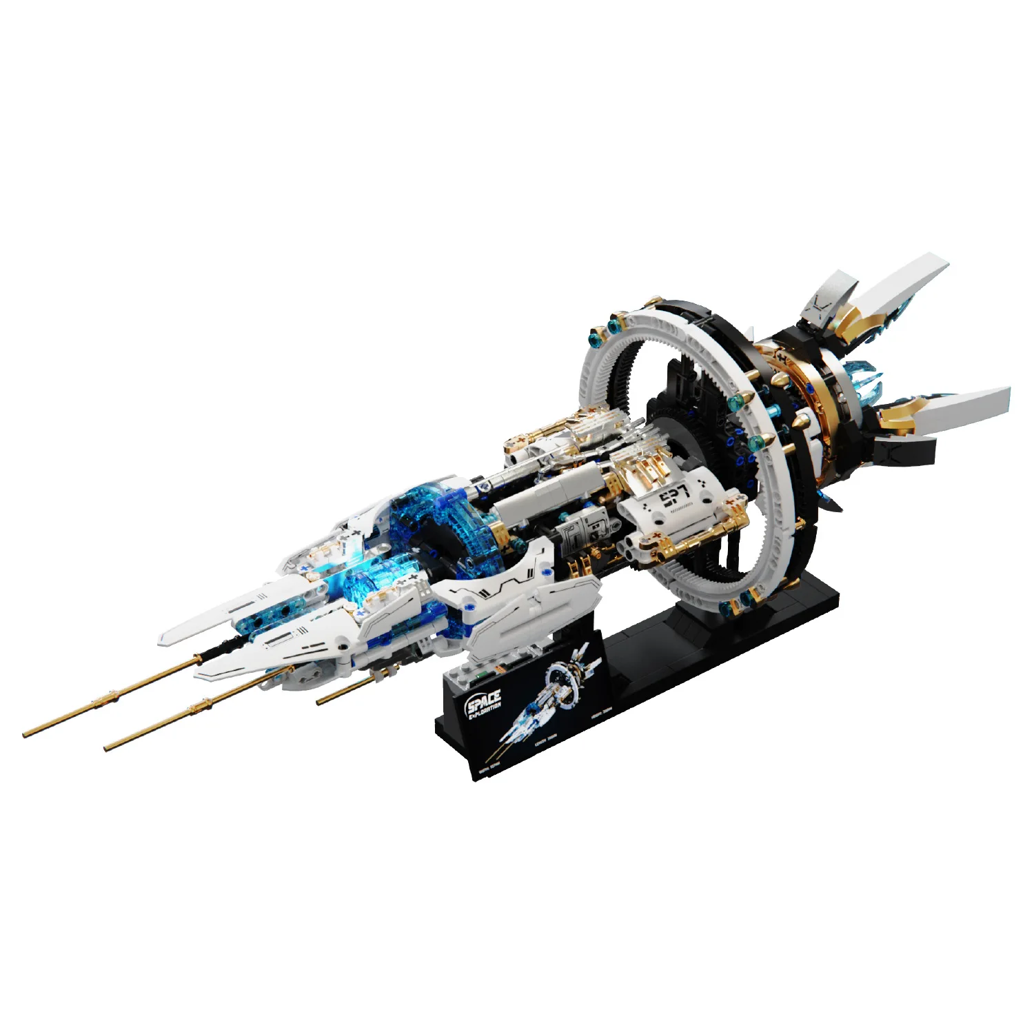 Spaceship machine electric building block 8 boys birthday gift 10 children's puzzle 12 assembled toys over 6 years old 14
