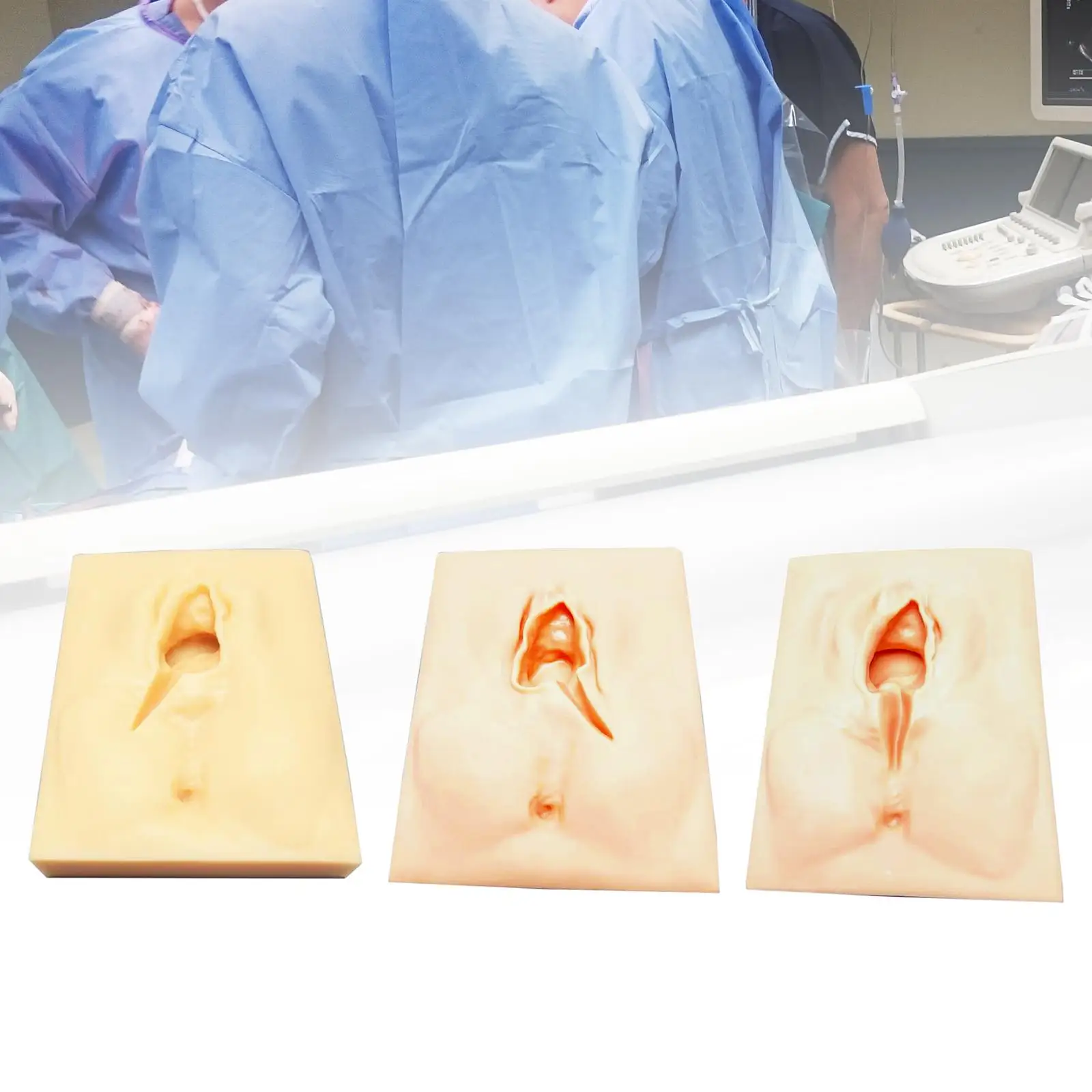 Perineal Practice Suturing Simulator Fittings Accessories Silicon Professional