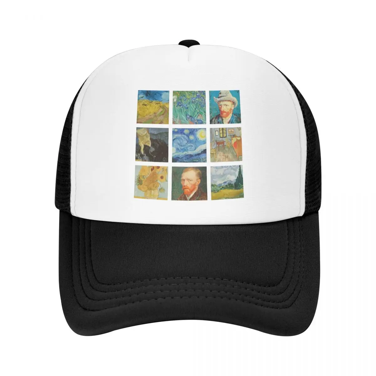 Unique Van Gogh Pictures PrintedFather'S Day Baseball Hat Classic Hip-Hop Bucket Hat Customizable