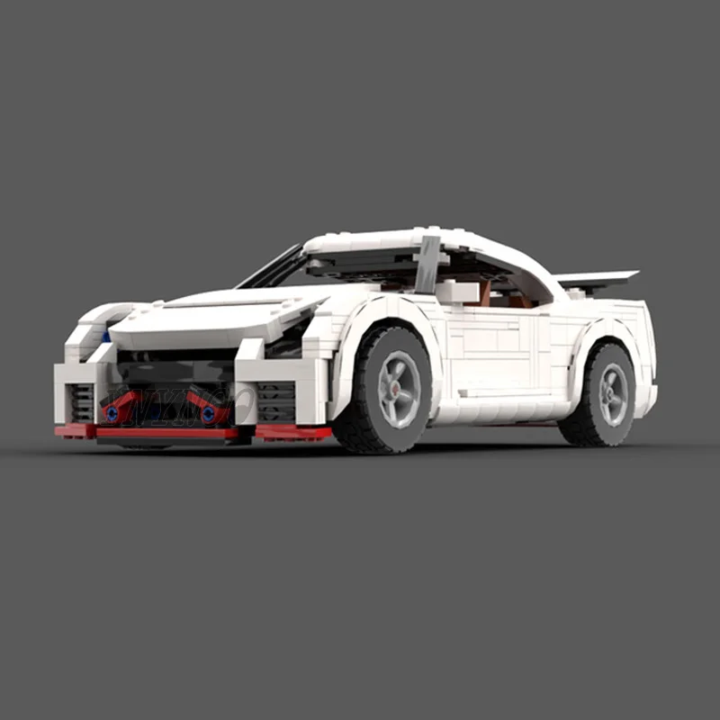 1001PCS Technical Nissans GT-R R35 Racing Car Building Blocks Speed Sports Car Vehicle Bricks 10295 Modification DIY Toys Gifts