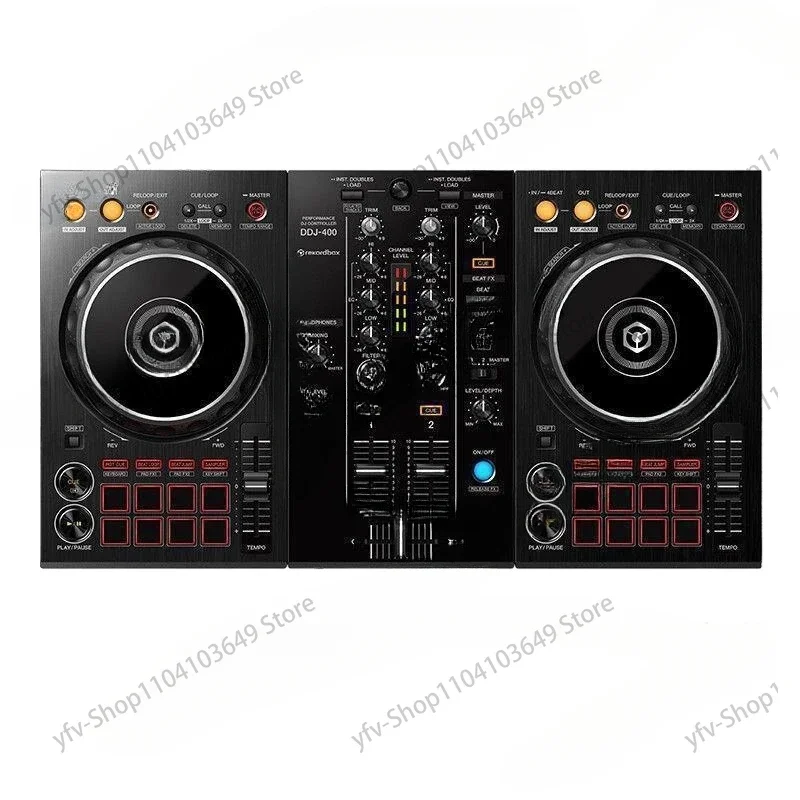 

DDJ-400 Getting Started Disk Recorder Dual Channel DJ Digital Controller Disk Recorder Controller Pioneer Disk Recorder