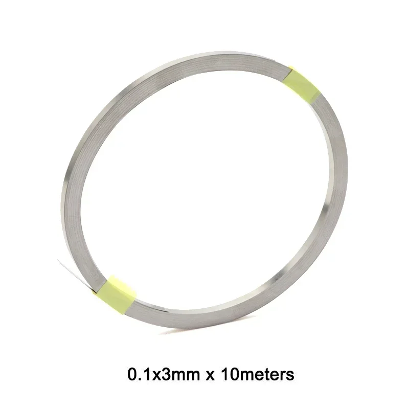 10M 18650 Li-ion Battery Pure Nickel Plated Strips Connector 0.1mm 0.12mm 0.15mm 0.2mm Battrey Connector Spot Welding Steel Belt