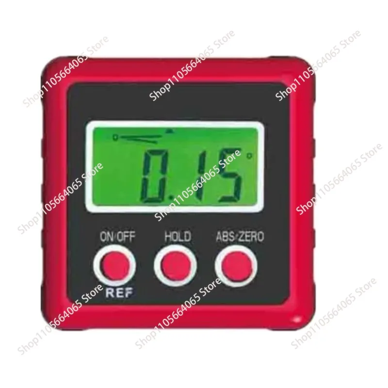 Electronic digital inclinometer, angle ruler, digital level, protractor, slope meter, level ruler with magnetic backlight