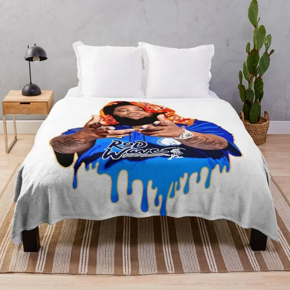 

rod wave v2 Throw Blanket Summer Cool Breathable Blanket for Sleeping