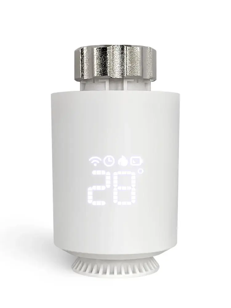 Tuya Smart ZigBee 3.0 termostat siłownik grzejnika inteligentny zawór termostatyczny TRV regulator temperatury wsparcie Alexa Google Home — 2