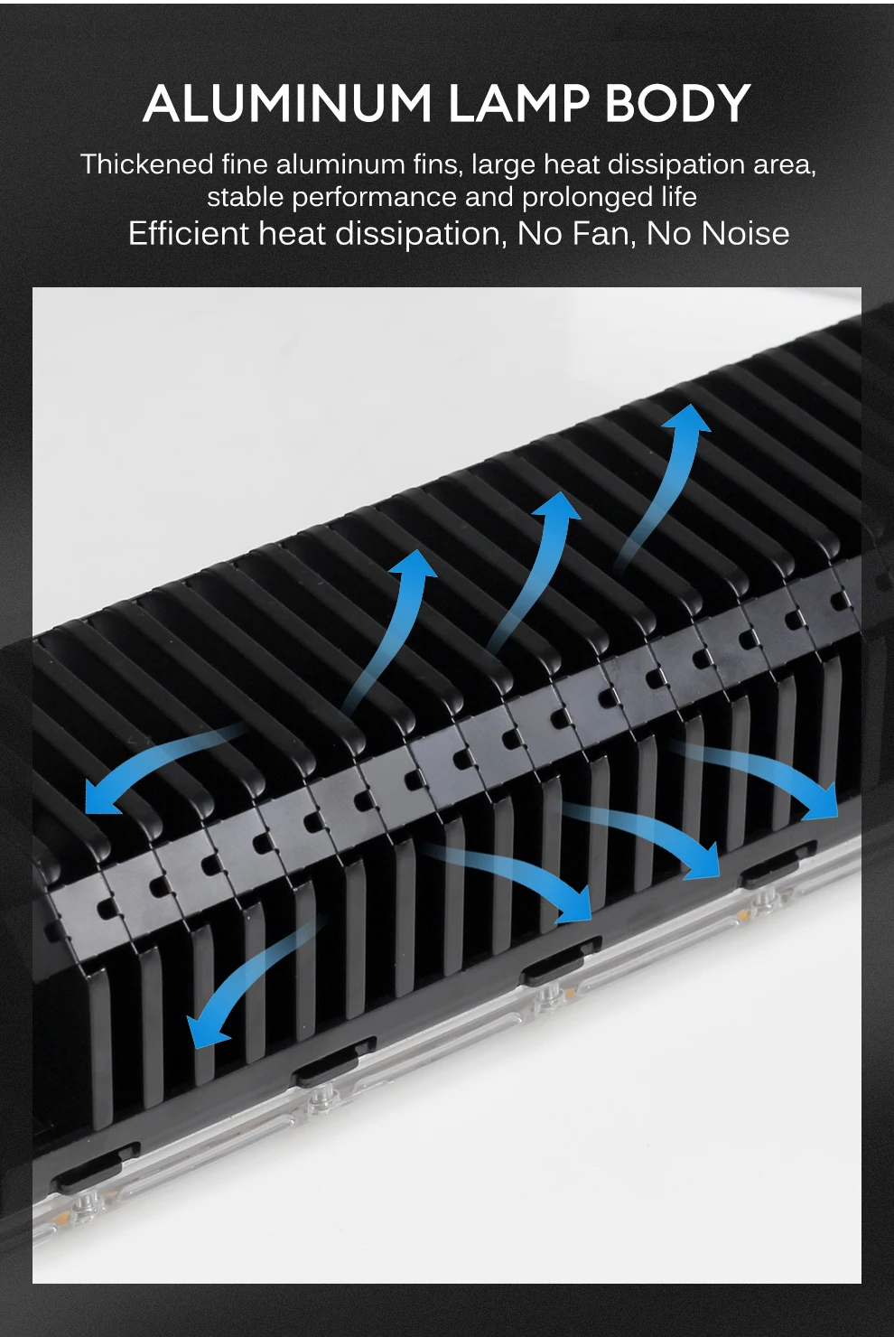 50W LM281B Vollspektrum-Quantum-Board LED-Pflanzenlampe AC110/220V mit Treiberschalter für Gewächshaus-Hydrokulturpflanzen – Detail 6