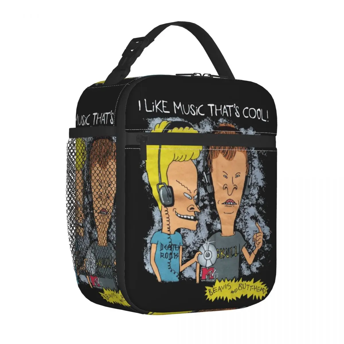 Beavis And Butthead Insulated Lunch Bags Portable 90s BB Lunch Container Thermal Bag Tote Lunch Box Food Handbags