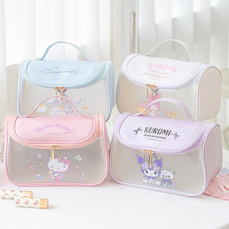 

Hello Kitty New Cartoon Cute Handheld Waterproof Storage Bag for Girls' Travel, Lightweight and Portable Makeup Bag