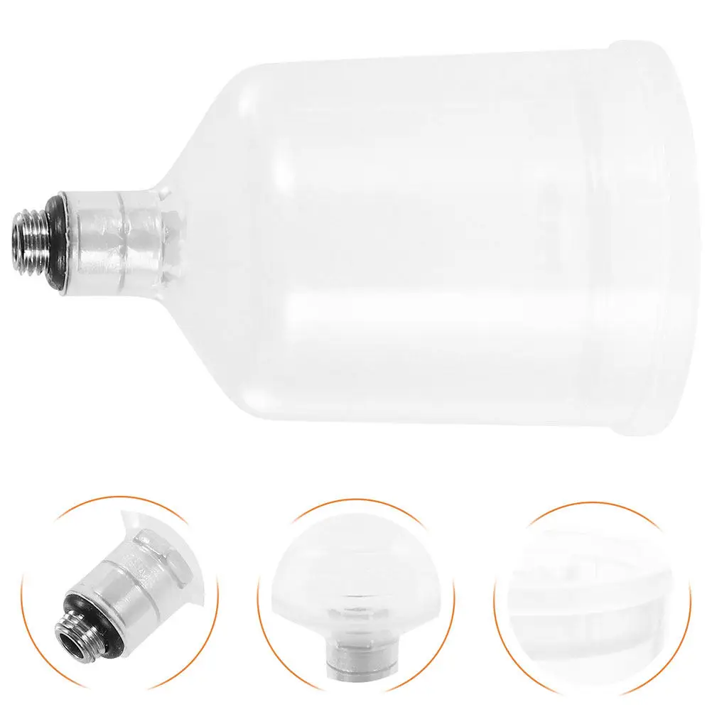 

2Pcs Detachable Airbrush Cup Set Plastic Gravity Feed Paint Cups for Precision Spraying Even Coverage Portable Painting Supplies