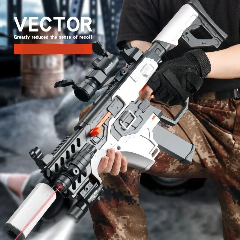 

Vector Electric Soft Bullet Toy Gun Automatic Foam Darts Blaster Rifle Airsoft Weapon Machine Guns Toys for Boys Adult Men Gifts