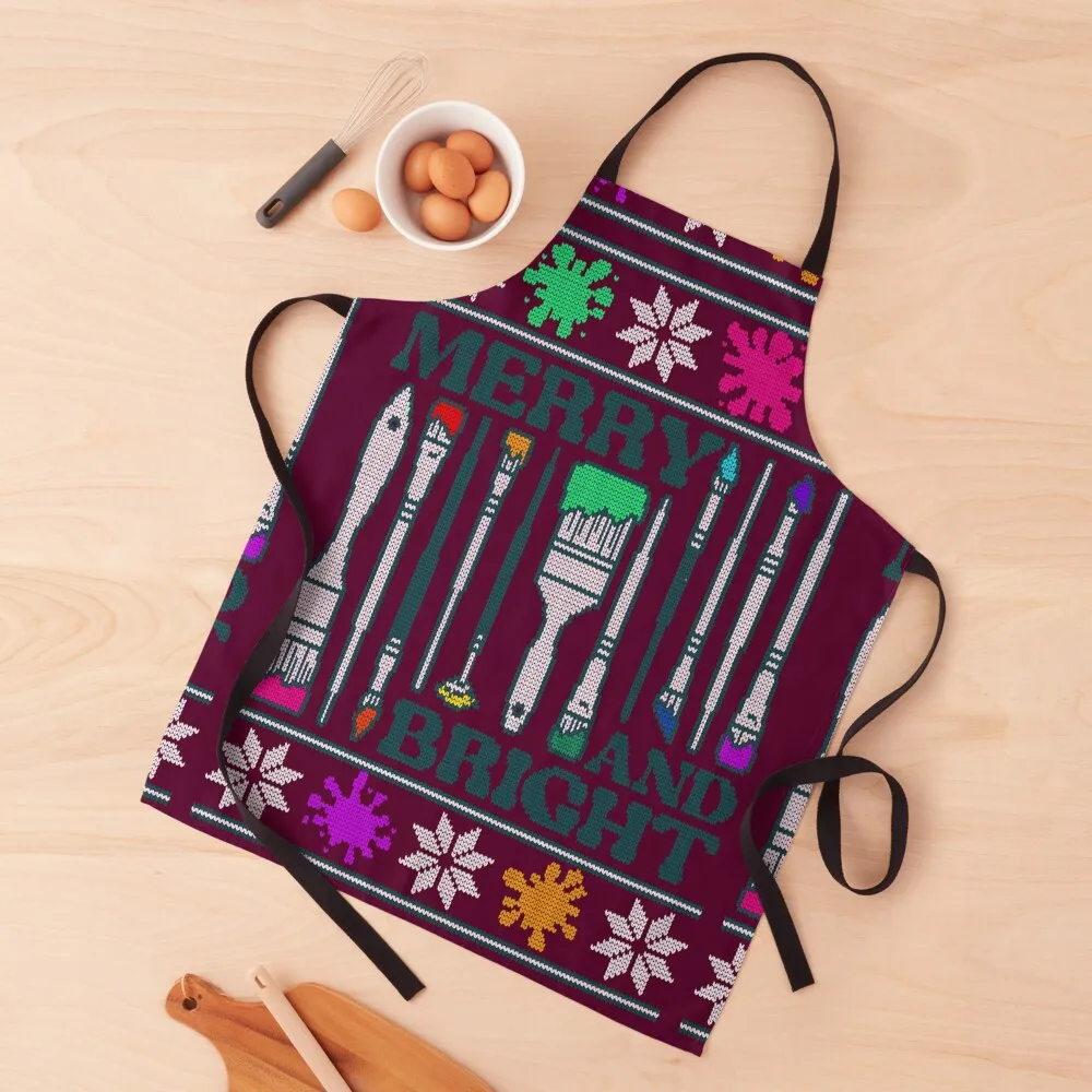 

Artist Ugly Sweater Apron Kids Chef Accessories waiter For Girl Apron