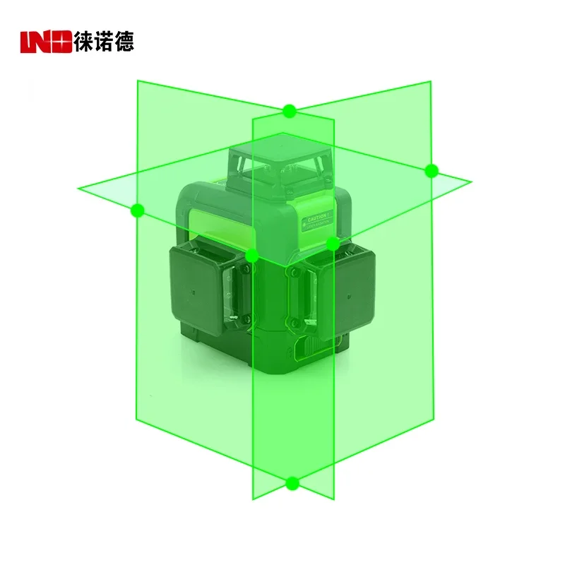 LND  3d Self Leveling Green Laser Level 360 Degree 12 Lines Horizontal&Vertical