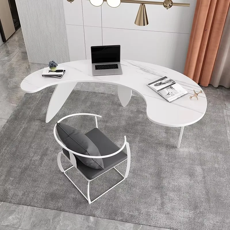 Asthetic Writing Office Desk Desktop Designer Study Gaming Computer Desks Height Bedroom Bedroom Scrivania Ufficio Furniture