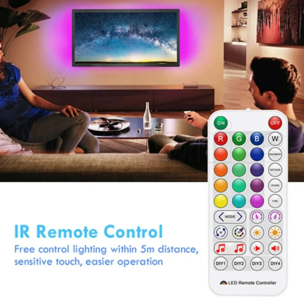 DC5-24V SP513E SP514E RGB RGBW تحكم واي فاي APP الذكية وحدة تحكم بالموسيقى الأشعة تحت الحمراء التحكم عن بعد 38 مفتاح باهتة مصباح ليد قطاع