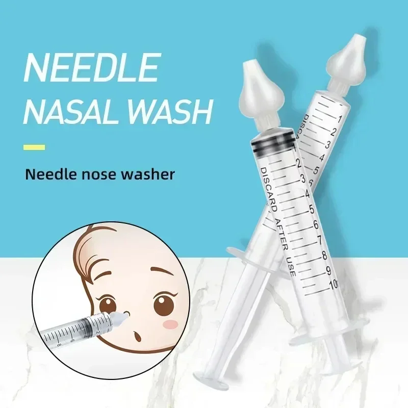 Suit Needle Tube Baby Nasal Aspirator Washer Nasal Cleaning Equipment Simple Operation Child Cleaning Care Products for Children