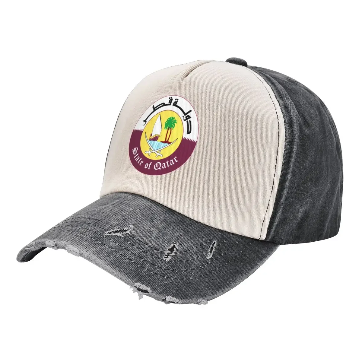

Qatar Emblem Baseball Cap Streetwear Luxury Cap Sports Cap Military Tactical Girl Men's