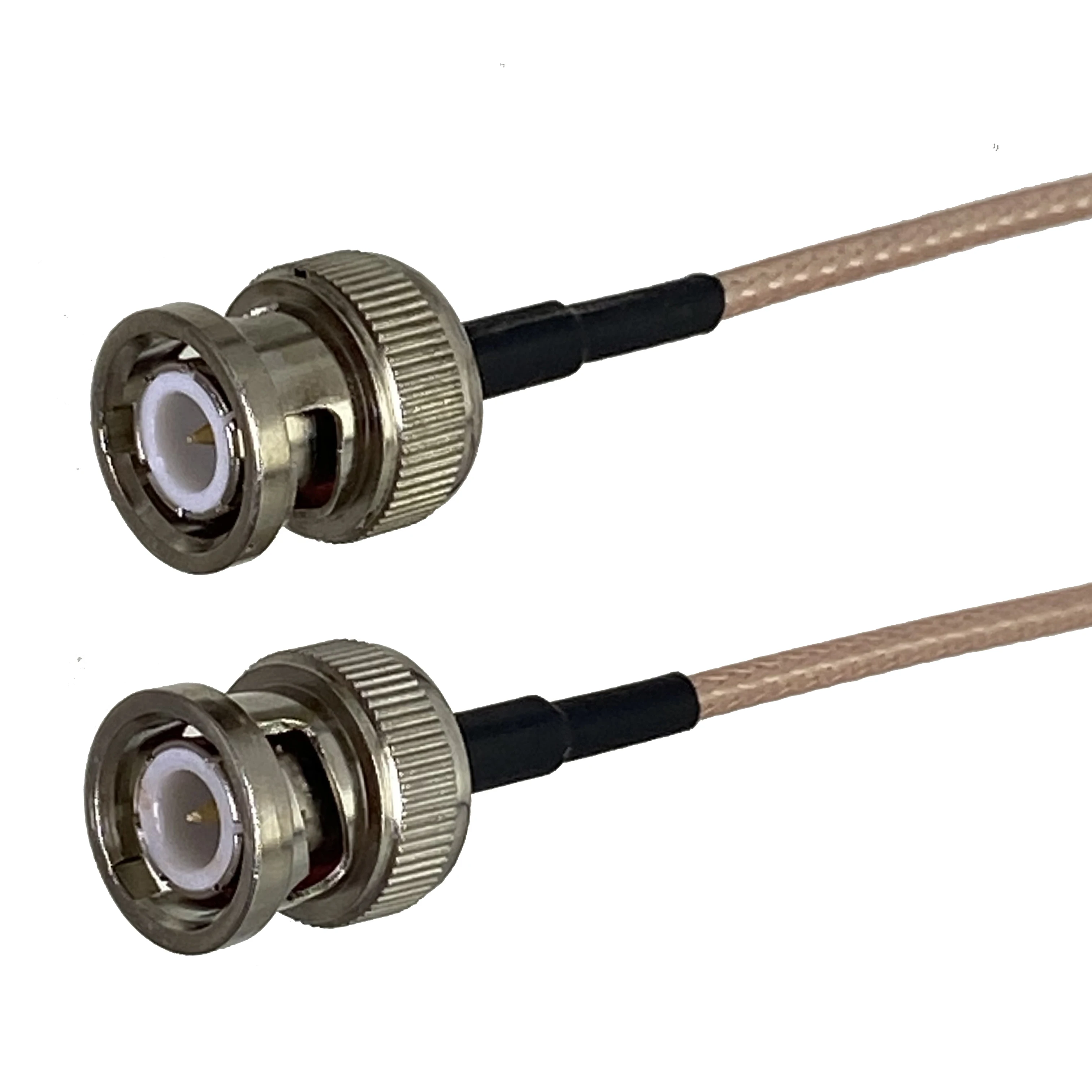 RG316 RG174 RG58 RG400 RG142 BNC Male Plug to BNC Male Connector Crimp RF Coaxial Jumper Pigtail Cable Wire  6inch~20M