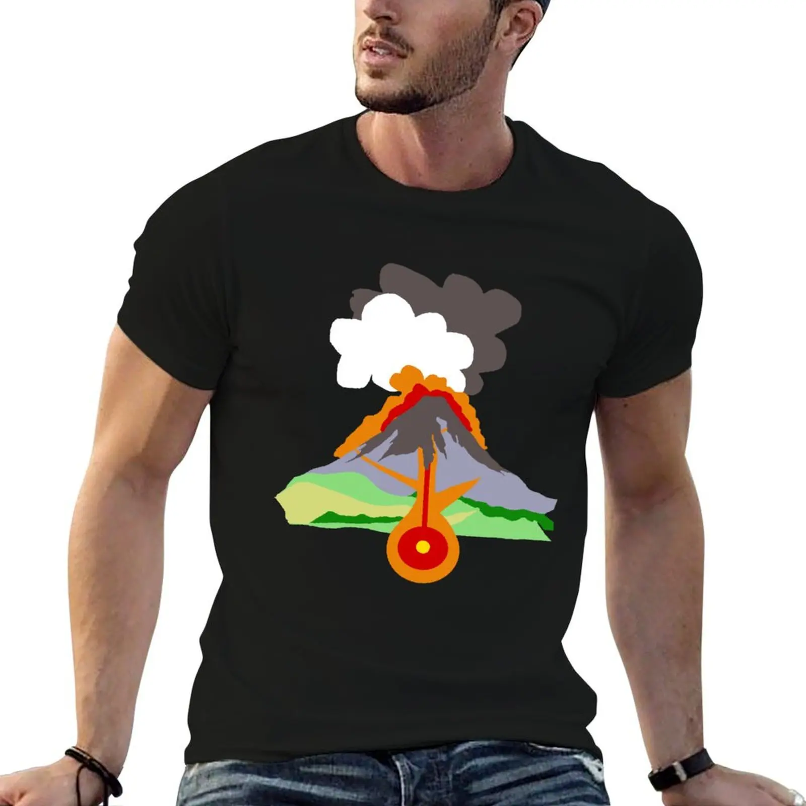 Volcano T-Shirt Moisture Wicking Quick Dry Tee