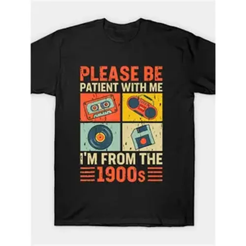 Vintage Graphic Black T-Shirt - 