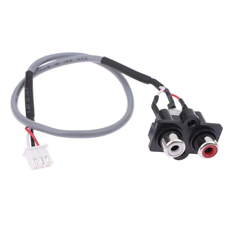 CE-Certified 30CM -Compatible Audio Interface Cable, Male-Female Connector, 3-Pin Socket Design