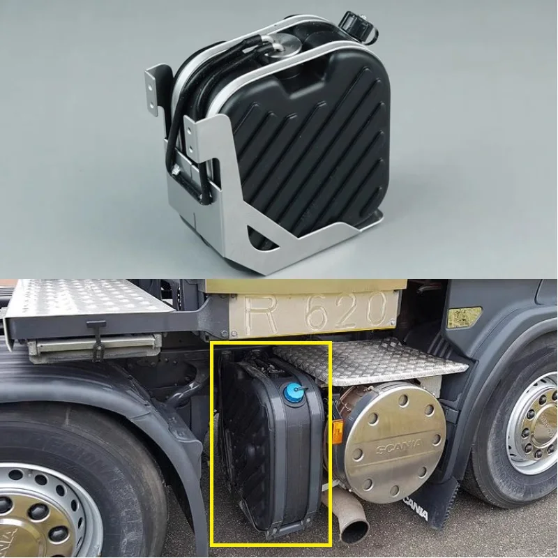 Scaleclub Modell 1:14 für Scania R620 R470 Upgrade Ureum Tank für Tamiya Lesu Rc Truck Trailer Kipper