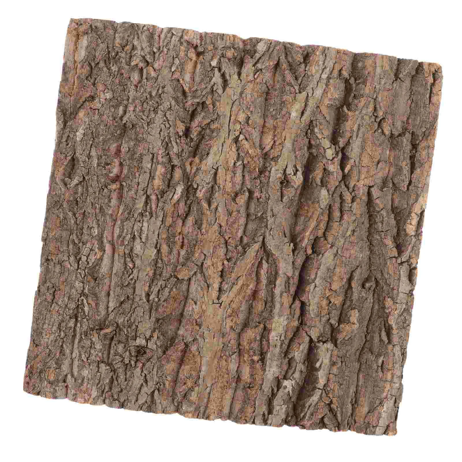 Bark Background Board Reptile Cage Cork Decor Lizard Climbing