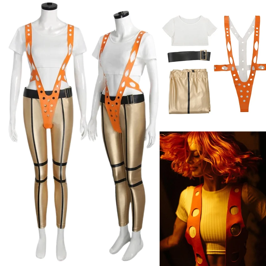 

Костюм для косплея The Element Leeloo, костюм чужой девушки, фильм Fifth Milla Leeloo Jovovich, сексуальная униформа, женские костюмы для вечеринки на Хэллоуин