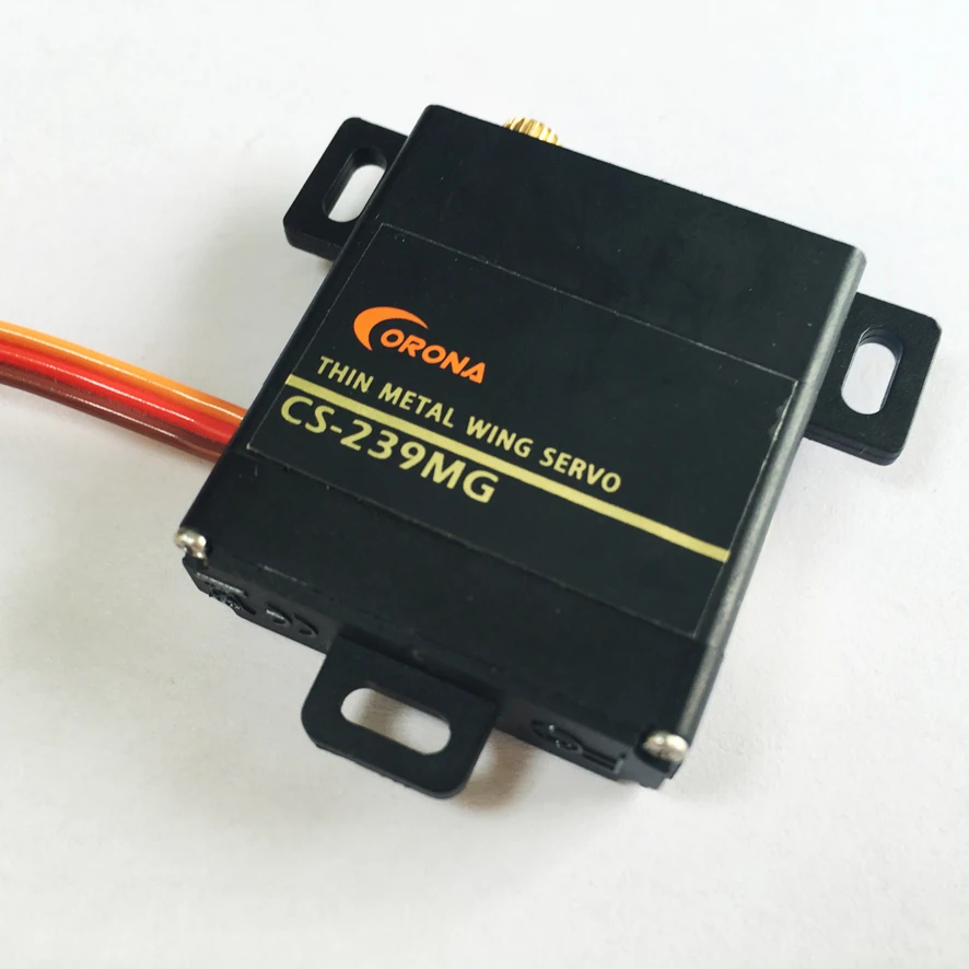 1-4pcs Corona CS239MG/ DS239MG 4.6kg.cm 0.14sec.60° Slim-Wing Analog/ Digital Servo for RC Glider  DS CS-239MG 239 MG