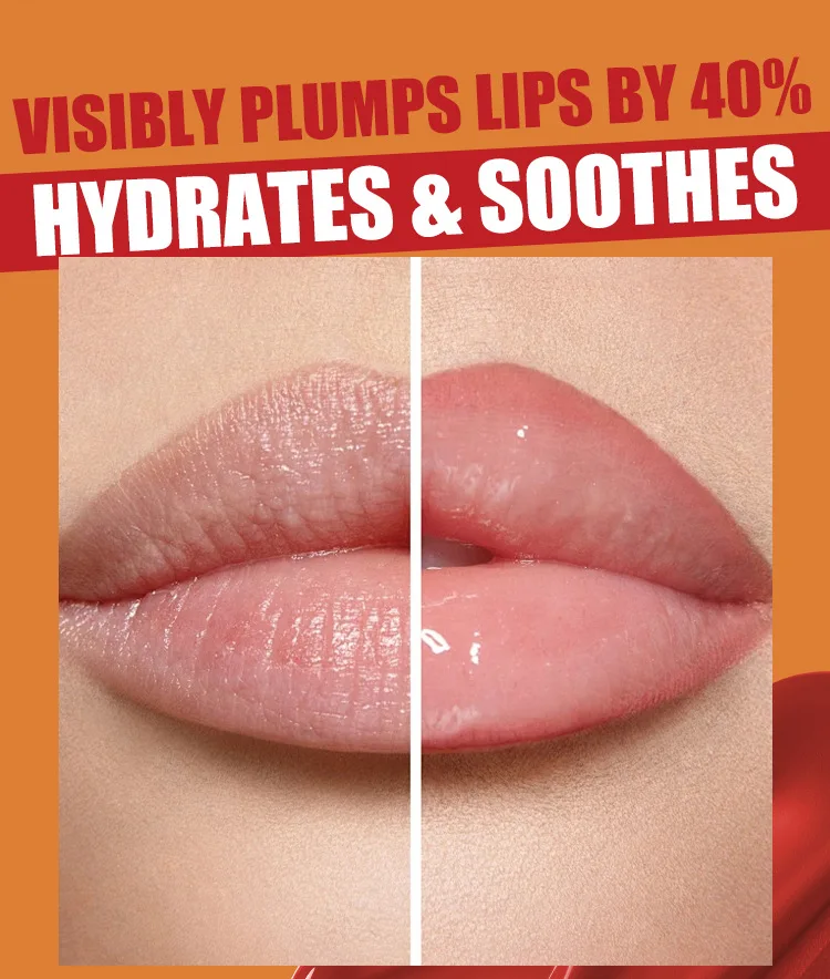 Duck Lip Plump Lip Oil Moisturizing Lip Gloss Mirror Water nature long-lasting  Gloss Gloss Pearl Lip Glaze Set
