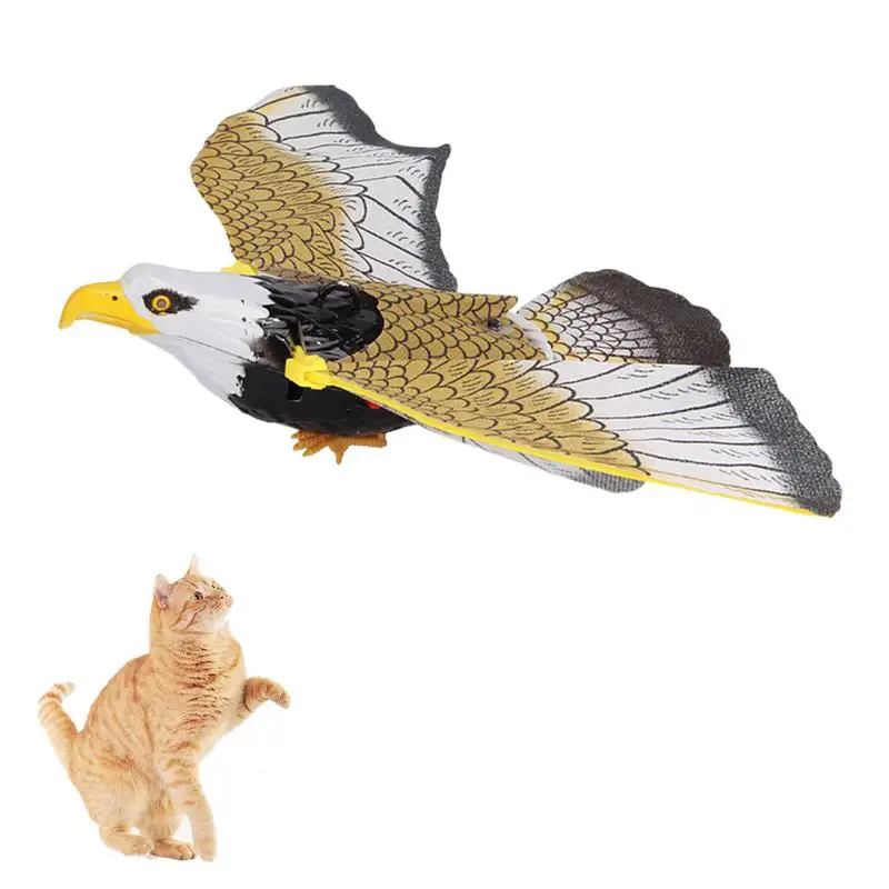 

Simulation Bird Interactive Cat Electric Flying Bird Hanging Eagle Toys For Cats To Play Alone And Exercise