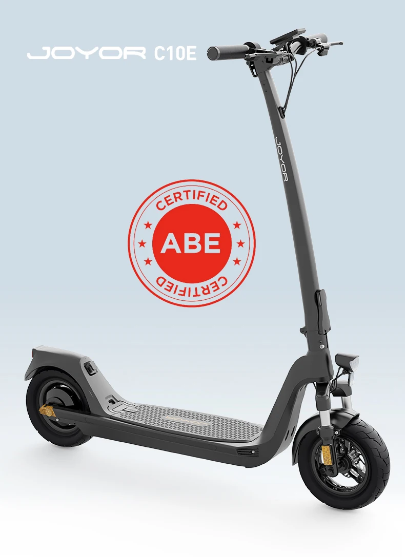 JOYOR C10E mit ABE-Zertifizierung Elektroroller 48V 10,4Ah Abnehmbarer Akku Elektroroller 10' Reifenroller – Detail 2