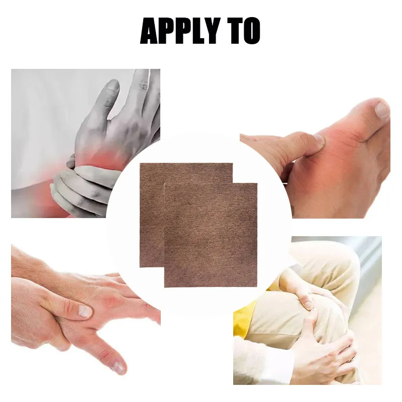 ZB 8/16PCS Gout Treatment Patch Joint Bone Spurs Balm Cure Medical Plaster Orthopedic Therapist Paste Fingers Toes Pain Relief