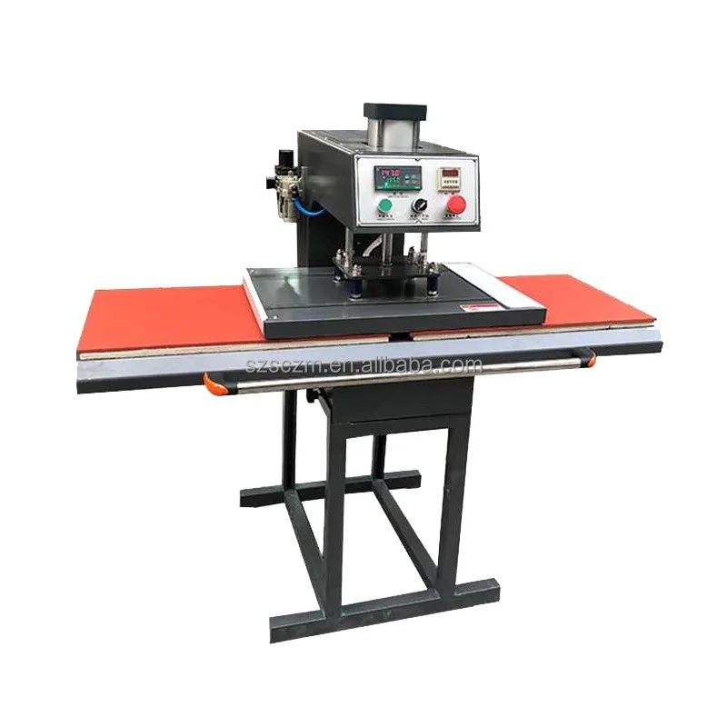 Пневматическая машина для термопрессования с двойной станцией 40*60, нескользящая пневматическая машина для переноса тепла