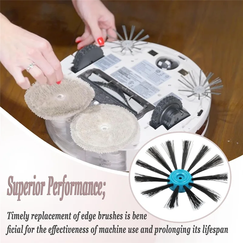 

A49Z 1624772 Edge Brushes Replacement For Bissell Spinwave Wet & Dry, 2859J, 28599, 3115, 28597,2859W,2859T, 28596,2859Z