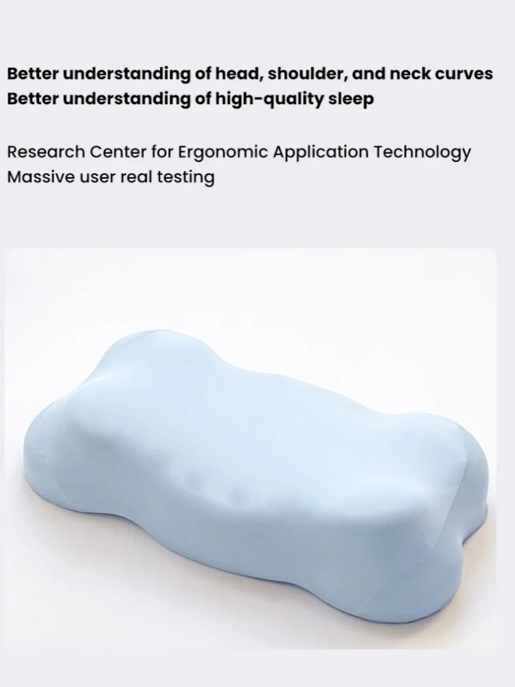 

Knitted Magnetic Pillow High Elastic Neck Protection Slow Rebound Therapy Sleep Physiotherapy Pillow For Hotel Home Bed