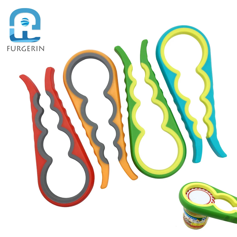Multifunctional Labor-Saving Jar Opener Non-slip Handle Kitchen Tools for Bottle Opening