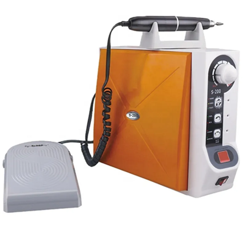 High-Speed Brushless Dental Micromotor 60000RPM Orange Strong Drill Micro Motor Control for Dental Polishing