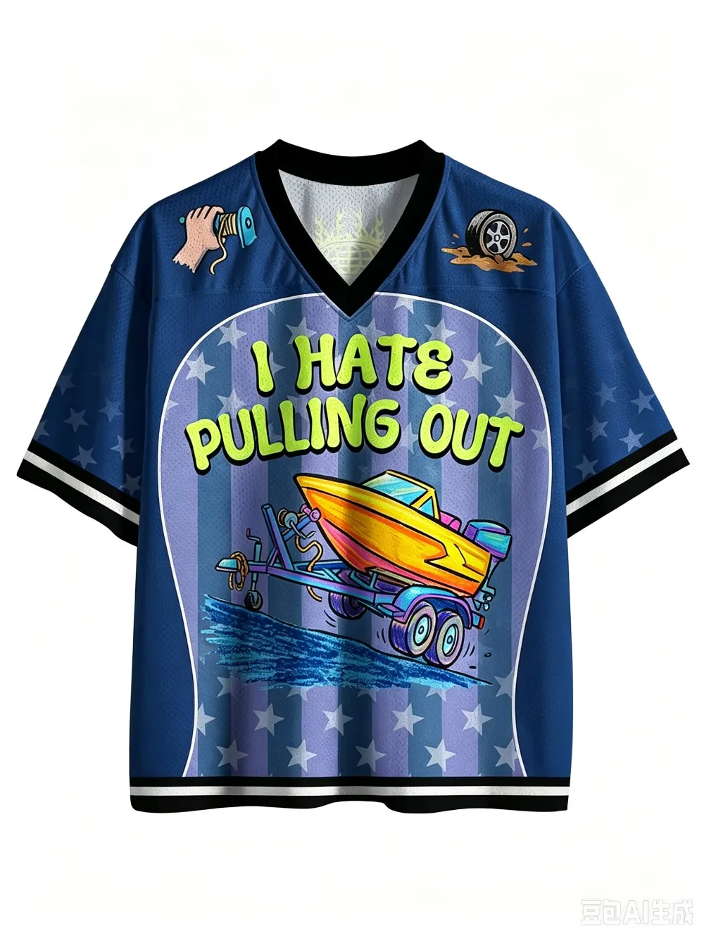 Y2K Fun Graffiti Rainbow Sun 3D Print Men Sport V-neck T-shirt Outdoor Street Casual Fashion Quick-dry Breath Parent-child Cloth