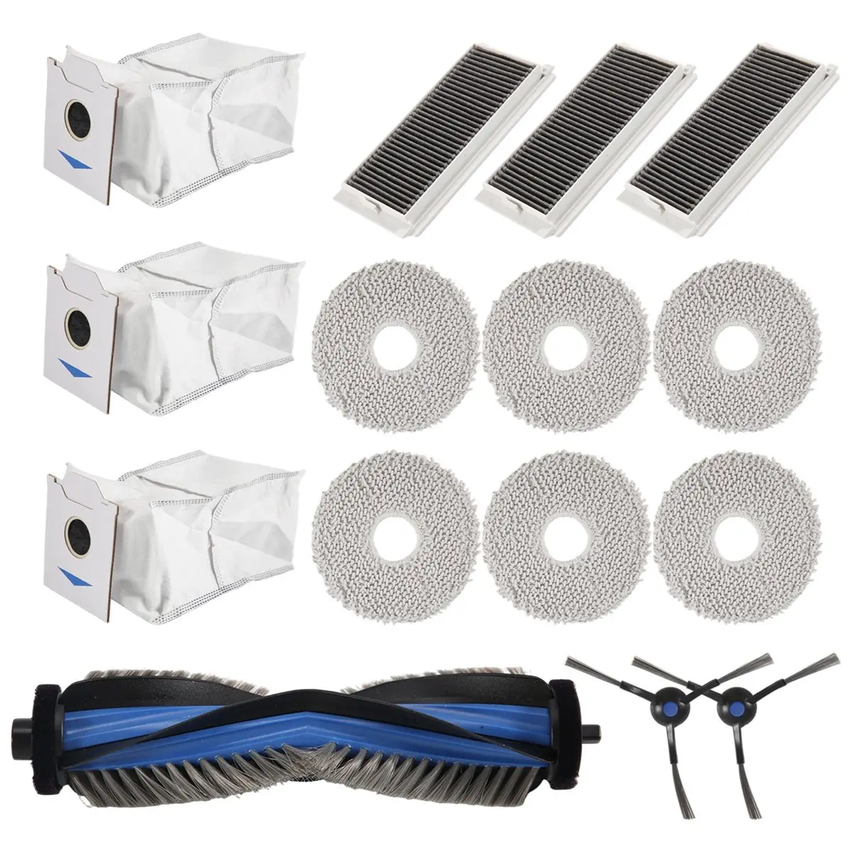 AC66 For Ecovacs Debot N30 Omni/N30 Pro Omni Robot Vacuum Accessories Main Side Brush Hepa Filter Rag Dust Bag Parts view 3